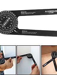 cheap -Miter Saw Protractor Aluminum Alloy 360 Angle Finder Level Meter Miter Gauge Goniometer Protractor Inclinometer Measuring