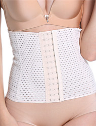 cheap -Corset Women&#039;s Plus Size Sport Tummy Control Adjustable Solid Color Hook &amp; Eye Spandex Polyester Running Gym Walking Driving Fall Winter Spring Summer Creamy-white Black Brown