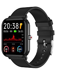 cheap -Q19 Smart Watch 1.7 inch Smartwatch Fitness Running Watch Bluetooth Activity Tracker Sleep Tracker Heart Rate Monitor Compatible with Android iOS Women Men Message Reminder Camera Control IP68 45mm