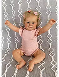 cheap -18 inch Reborn Toddler Doll Baby Girl lifelike Cute Cloth with Clothes and Accessories for Girls&#039; Birthday and Festival Gifts / Festive