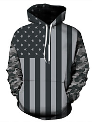 cheap -Inspired by Flag of the United States USA Hoodie Anime 100% Polyester Anime 3D Harajuku Graphic Hoodie For Men&#039;s / Women&#039;s / Couple&#039;s