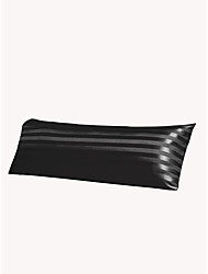 cheap -Satin Body Size Pillow Cover Soft Strip Pillowcase With Envelope Closure Silky Long Pillow Case