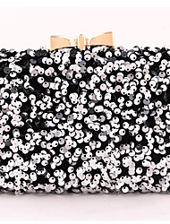 cheap -Women&#039;s Clutch Evening Bag Glitter Shine Evening Party Formal Date Green Black color Silver