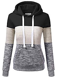 cheap -hoodies for women pullover, sweatshirts for women sweatshirt long sleeve hoodies casual drawstring hooded jackets coat with pockets for womens black