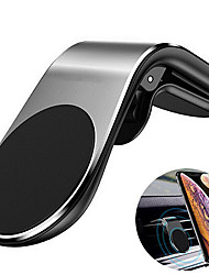cheap -Metal Magnetic Car Phone Holder Mini Air Vent Clip Mount Magnet Mobile Stand For iPhone XS Max 11Pro Xiaomi SAMSUNG Galaxy Note10 Smartphones