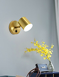 cheap -Mini Style LED Modern LED Wall Lights Living Room Bedroom Copper Wall Light IP20 220-240V 12 W