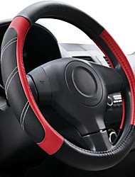cheap -Sport Leather Steering Wheel Cover 14 1/2 inch to 15 inch Universal Padded Soft Grip Breathable for Car Truck SUV Jeep Anti Slip Odorless