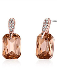 cheap -1 Pair Earrings For Women&#039;s Cubic Zirconia Party Evening Daily Office Alloy Geometrical Fashion