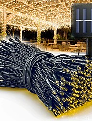 cheap -Outdoor Waterproof Solar LED String Lights 5M-20LEDs 7M-50LEDs 12mM-100LEDs 22M-200LEDs Christmas Fairy Light Holiday Lighting Tree Lights Wedding Party Christmas Tree Garden Indoor Outdoor Decoration