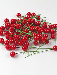 cheap -100pcs Artificial Berries Christmas Decorations New Year&#039;s Christmas Ornaments Holiday Decorations Party Garden Wedding Decoration 1*7 cm