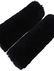 cheap -2Pack Genuine Sheepskin Seat Belt Strap Covers for Car Truck Backpack Fuzzy Seat Belt Pads for Shoulder Soft Comfy