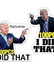 cheap -100Pcs 50*60 mm Biden I Did That Stickers Joe Biden Funny Sticker That&#039;s All Me I Did That Decal/Humor/Funny