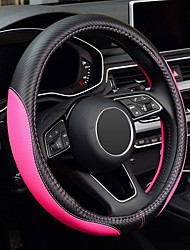 cheap -Microfiber Leather Auto Car Steering Wheel Cover Universal Fit 15 Inch Anti-Slip Wheel Protector