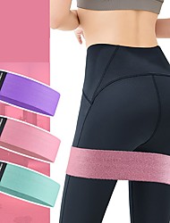 cheap -Booty Bands Resistance Bands for Legs and Butt Sports Latex silk Yoga Pilates Exercise &amp; Fitness Stretchy Durable Butt Lift Stress Relief For Women
