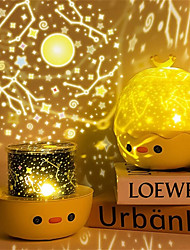 cheap -LED Starry Sky Projector Lamp Star Light USB Adjust Volume Animal Night Light Cartoon Pattern LED Projection Lamp Gifts
