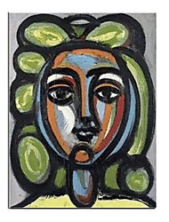 cheap -Oil Painting Handmade Hand Painted Wall Art Vertical Picasso Famous Abstract People Modern Home Decoration Decor Rolled Canvas No Frame Unstretched