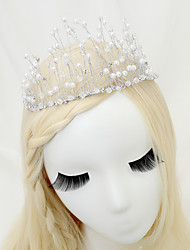 cheap -Fashion Imitation Pearl / Rhinestone / Alloy Crown Tiaras / Headdress / Headpiece with Rhinestone / Faux Pearl 1 PC Wedding / Special Occasion Headpiece