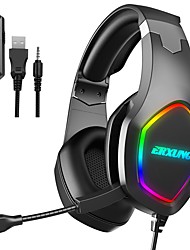 cheap -J20 Gaming Headset USB 3.5mm Audio Jack PS4 PS5 XBOX Ergonomic Design Stereo with Microphone for Apple Samsung Huawei Xiaomi MI  Everyday Use PC Computer Gaming