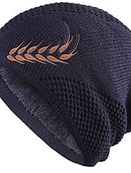 cheap -Women&#039;s Basic Beanie / Slouchy Party Dailywear Sports Outdoor Knitted Pure Color Wine Black Hat Portable Windproof Comfort / Khaki / Fall / Winter