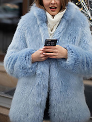 cheap -Long Sleeve Coats / Jackets Faux Fur Wedding Bolero With Fur