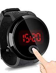 cheap -Men Led Digital Watches Fashion Touch Screen Watches Men Sports Watches Silicone Band Electronic Watch Men&#039;s Digital Alloy Silicone