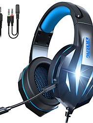 cheap -J5 Gaming Headset USB 3.5mm Audio Jack PS4 PS5 XBOX Ergonomic Design Stereo with Microphone for Apple Samsung Huawei Xiaomi MI  Everyday Use PC Computer Gaming