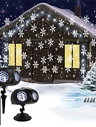 economico -natale led nevicata proiettore luce luci da giardino telecomando ip65 fiocco di neve paesaggio riflettore esterno giardino festa festa decorazione lampada