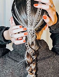 cheap -Women&#039;s Hair Jewelry Chic &amp; Modern Party Pure Color Headwear / Silver / Fall / Winter / Spring / Summer