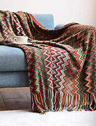 cheap -Aztec Boho Sofa Blanket Throw Cover Towel Slipcover Sectional Couch Armchair Loveseat 4 or 3 Seater L Shape Tassel Boho Bohemian Abstract Soft Durable