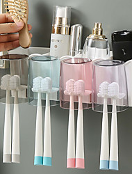 economico -portabicchieri portaoggetti set famiglia appeso a parete dentifricio spazzolino spazzolino da denti