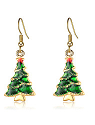 cheap -Christmas Ear Decor Hooks Creative Ladies Holiday Earrings Christmas Jewelry Earrings