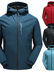 cheap -mens waterproof rain jacket outdoor lightweight shell raincoat packable zip up hooded hiking running trench coat blue