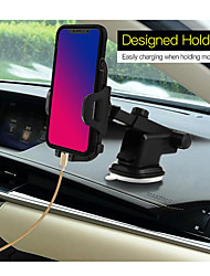 cheap -1Set Universal Cell Phone Holder for Car Solid &amp; Durable Car Phone Holder Mount for Dashboard Windshield Air Vent Long Arm Strong Suction Cell Phone Car Mount Thick Case Heavy Phones Friendly