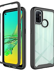 cheap -Phone Case with Screen Protector For OPPO Full Body Case OPPO A7 Oppo A72 / A52 / A92 Oppo A8 / A31 OPPO A93 5G Shockproof Dustproof Clear Transparent TPU