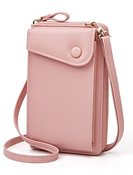 cheap -ladies crossbody bags stylish women leather wallet cute small coin purse mini shoulder bag travel clutch bag phone bag pink one_size