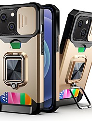 cheap -Phone Case Compatible for iPhone 13 Apple Back Cover Card Holder Support Magnetic Car Mount for iPhone 13 12 Pro Max 11 SE 2020 X XR XS Max 8 7 6  Shockproof Dustproof  TPU PC