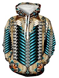 cheap -Inspired by American Indian American Indian Cosplay Costume Hoodie Terylene 3D Printing Harajuku Graphic Hoodie For Men&#039;s / Women&#039;s