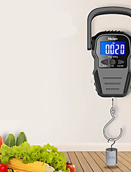 cheap -50Kg / 10g Portable Hanging Scale Digital Hand HeldFish Hook Electronic Weighting Luggage Scale LED Display Balance