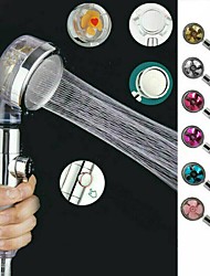 cheap -Shower Head Water Saving Flow 360 Degrees Rotating With Small Fan ABS Rain High-Pressure Spray Nozzle Bathroom Accessories