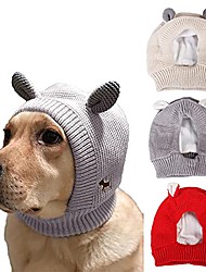 cheap -Quiet Ears for Dogs, Dog Ear Muffs Noise Protection, Pet Christmas Warm Caps Puppy Cat Hat with Ears for Medium to Large Dogs (Grey)