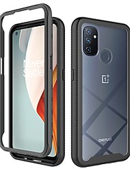 cheap -Phone Case with Screen Protector For OnePlus Full Body Case OnePlus 8 Pro OnePlus 8T OnePlus 8 Nord OnePlus Nord N10 5G OnePlus Nord N100 OnePlus 9 Pro Shockproof Dustproof Clear Transparent TPU
