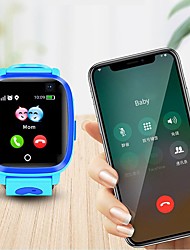 cheap -Q11 Smart Watch 1.44 inch Kids Smartwatch Phone Pedometer Call Reminder Alarm Clock Compatible with Kids GPS Anti-lost Step Tracker IP 67 46mm Watch Case / 100-120