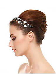 cheap -Crystal / Rhinestone / Paillette Headdress / Headpiece with Rhinestone / Crystal / Paillette 1 PC Wedding / Special Occasion Headpiece