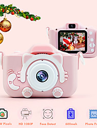 cheap -X5S Mini Camera  Digital Camera Cartoon Toy HD Camera for  Educational ‘s Camera Toys Portable 2 inch 20.0MP CMOS Street for Christmas Brithday Gift