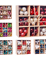 cheap -99Pcs Christmas Balls Ornaments for Xmas Tree gift box set - Shatterproof Christmas Tree Decorations Hanging