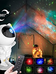 cheap -Astronaut Galaxy Starry Sky Projector with Timer Remote Control 360°Adjustable Design USB Lamp Night Lights 8 Light Modes for Bedroom Study Room and Game Room