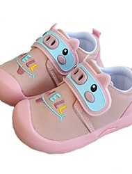 cheap -Girls&#039; Sneakers Baby Shoes Sports &amp; Outdoors Flat Lightweight Comfort Canvas Classic Sneakers Toddler(9m-4ys) Daily Walking Shoes LeisureSports Blue Pink Fall Summer / First Walkers