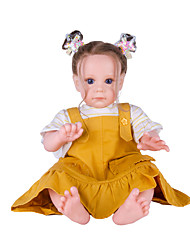 cheap -20 inch Reborn Toddler Doll DIY Unpainted Reborn Baby Doll Kit Professional-Painting Kit Baby Boy April Hand Made Floppy Head No Eyelashes, Hair, Flesh Color Cloth Silicone Vinyl with Clothes and
