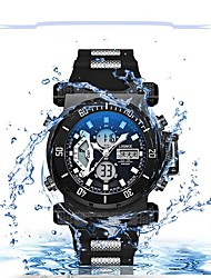 cheap -Digital Watch for Men&#039;s Men Analog - Digital Digital Casual Calendar / date / day Chronograph Alarm Clock Metal Silicone / Japanese / Moon Phase / Japanese