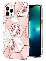 cheap -Phone Case For Apple Back Cover iPhone 13 12 Pro Max 11 SE 2020 X XR XS Max 8 7 Shockproof Dustproof Pattern Flower TPU